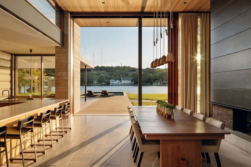 Waters Edge House in Texas by A Parallel Architecture 16
