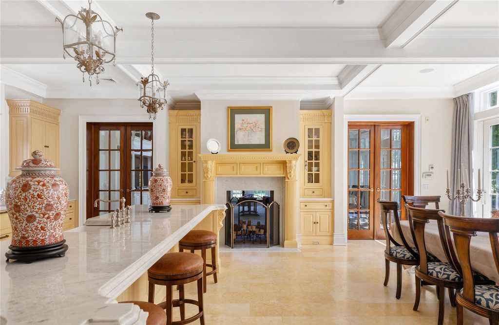 Architectural Sophistication and Resplendence in this Stately Brookville Brick Colonial Listed at 15 Million 14