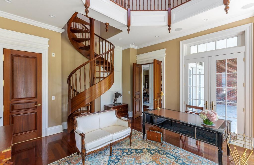 Architectural Sophistication and Resplendence in this Stately Brookville Brick Colonial Listed at 15 Million 18