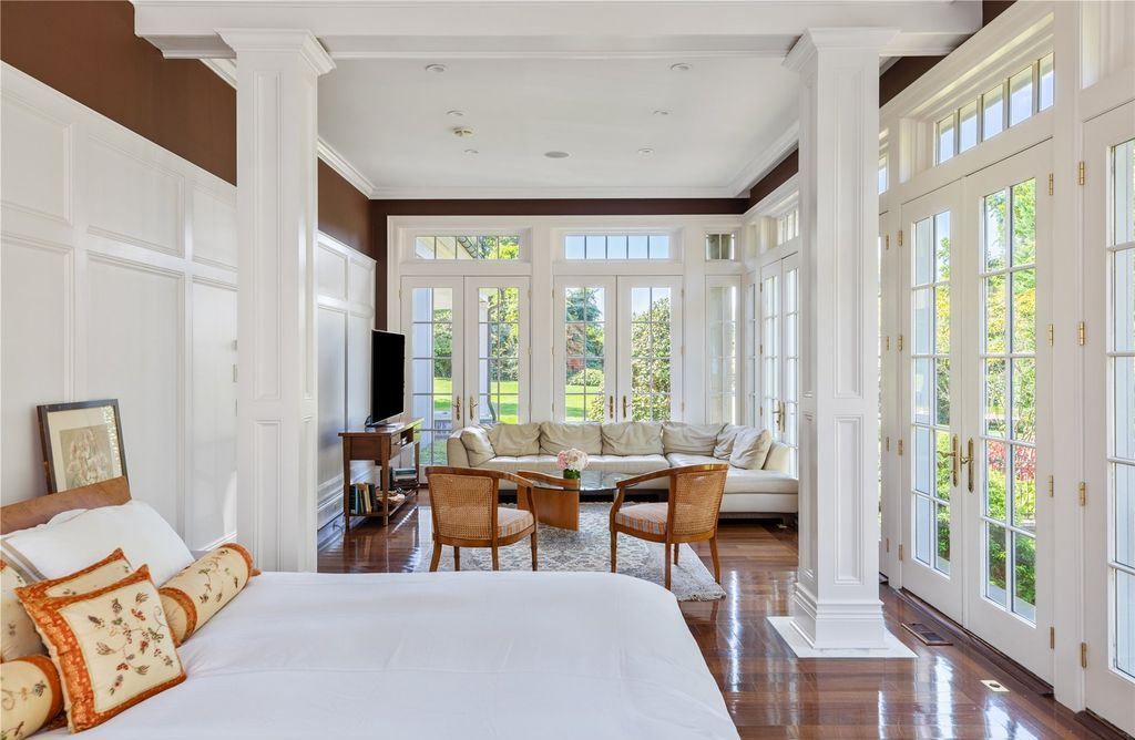 Architectural Sophistication and Resplendence in this Stately Brookville Brick Colonial Listed at 15 Million 19