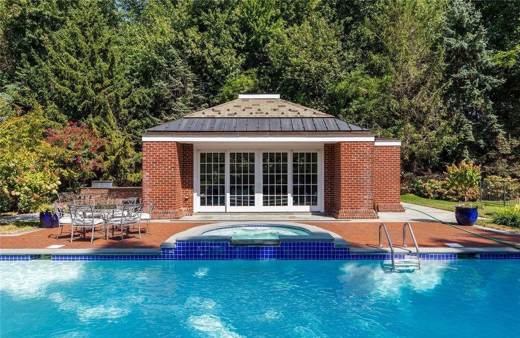 Architectural Sophistication and Resplendence in this Stately Brookville Brick Colonial Listed at 15 Million 2