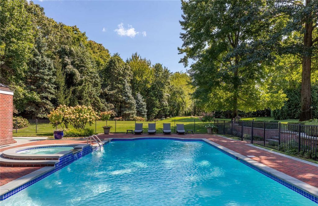 Architectural Sophistication and Resplendence in this Stately Brookville Brick Colonial Listed at 15 Million 3