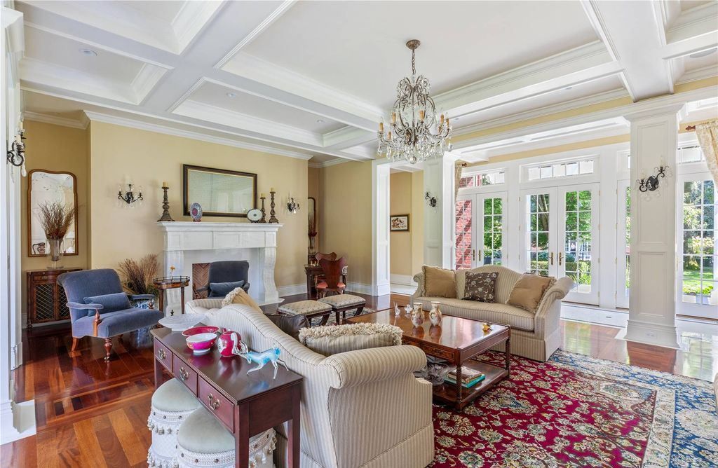 Architectural Sophistication and Resplendence in this Stately Brookville Brick Colonial Listed at 15 Million 6