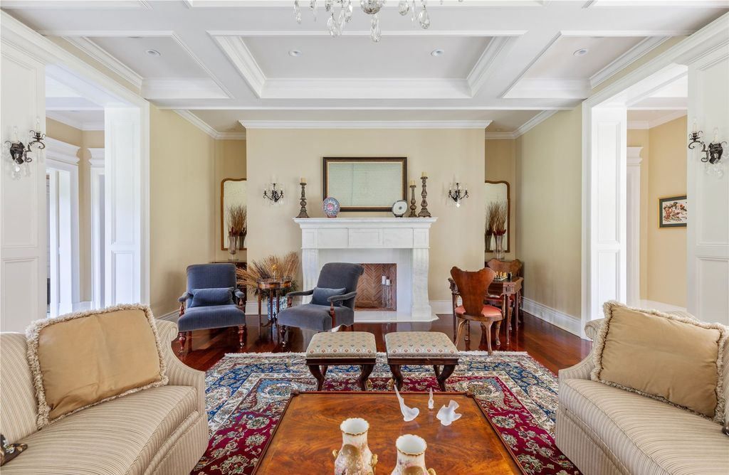 Architectural Sophistication and Resplendence in this Stately Brookville Brick Colonial Listed at 15 Million 7