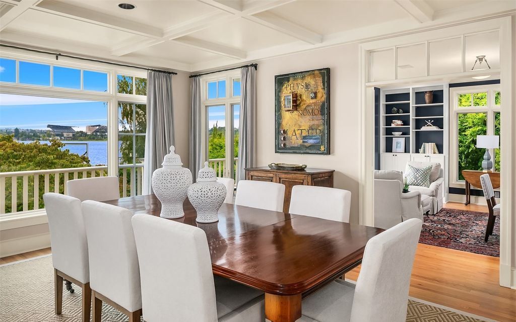 Classic Shingle Clad Waterfront Retreat with Sweeping Lake Washington Views Asking 12823000 10