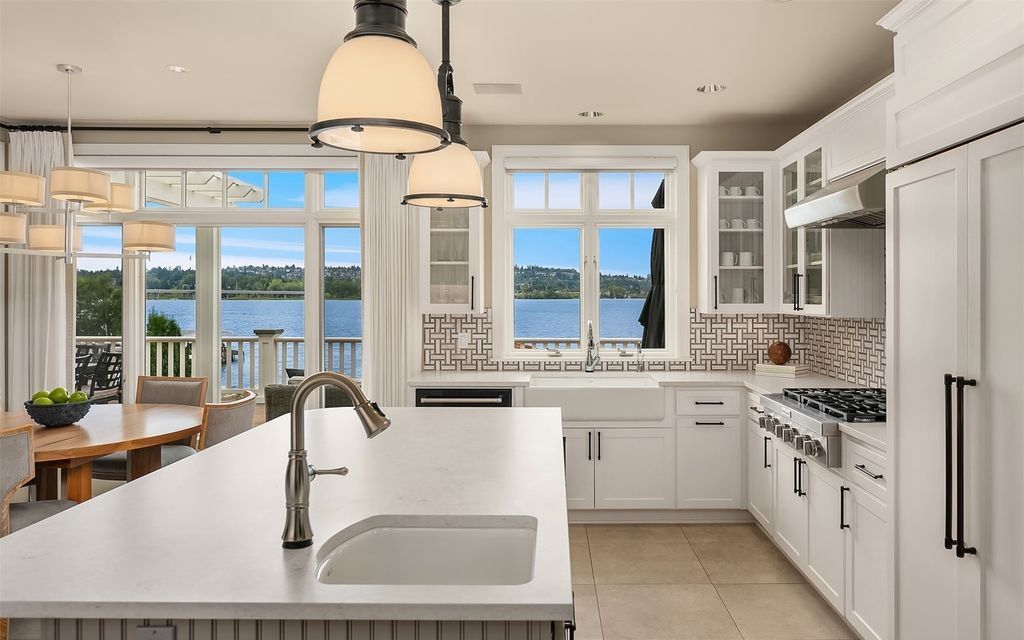 Classic Shingle Clad Waterfront Retreat with Sweeping Lake Washington Views Asking 12823000 14