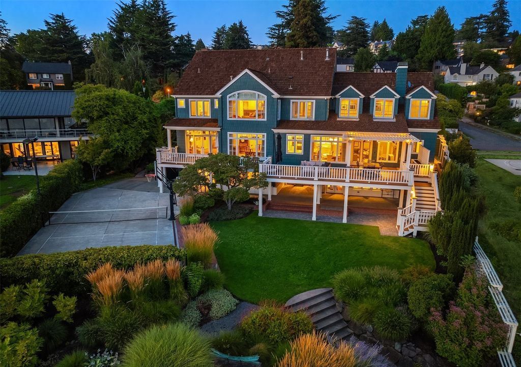 Classic Shingle Clad Waterfront Retreat with Sweeping Lake Washington Views Asking 12823000 2
