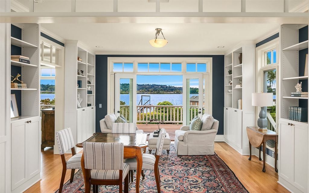 Classic Shingle Clad Waterfront Retreat with Sweeping Lake Washington Views Asking 12823000 8