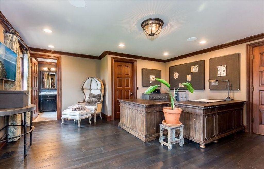 Elegant Stone Brick Stucco Home Fully Renovated with Modern Style Listed at 3.8 Million in New Jersey 13