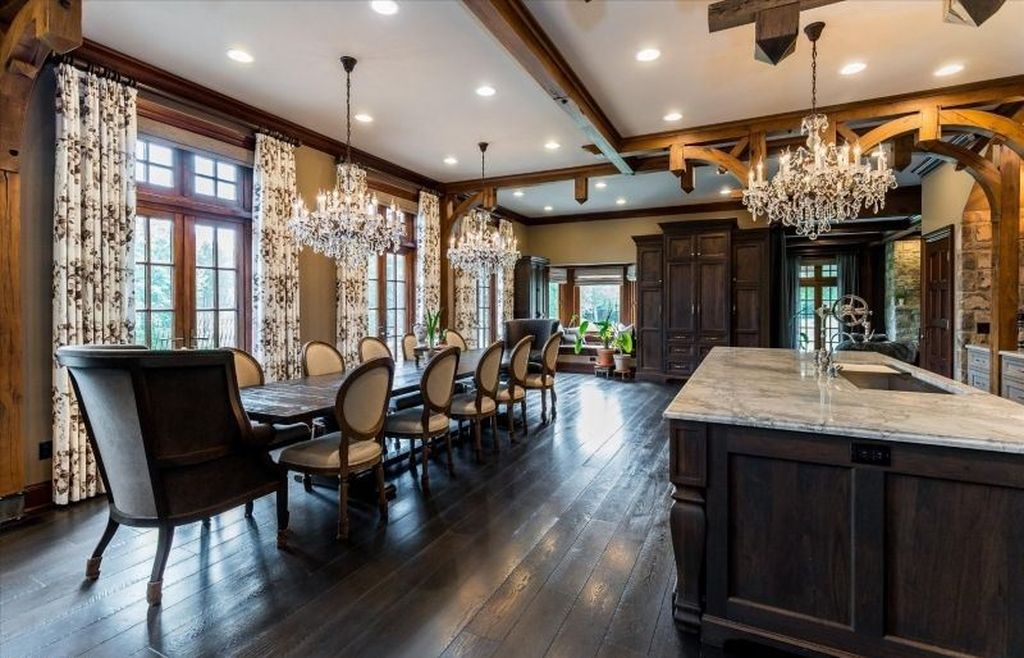 Elegant Stone Brick Stucco Home Fully Renovated with Modern Style Listed at 3.8 Million in New Jersey 18