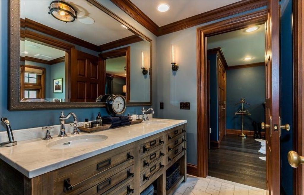 Elegant Stone Brick Stucco Home Fully Renovated with Modern Style Listed at 3.8 Million in New Jersey 24