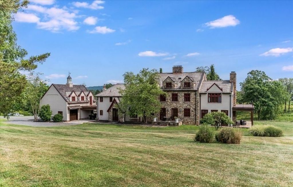 Elegant Stone Brick Stucco Home Fully Renovated with Modern Style Listed at 3.8 Million in New Jersey 33