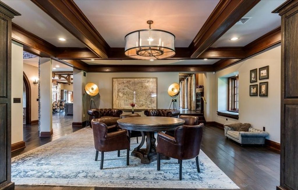 Elegant Stone Brick Stucco Home Fully Renovated with Modern Style Listed at 3.8 Million in New Jersey 34