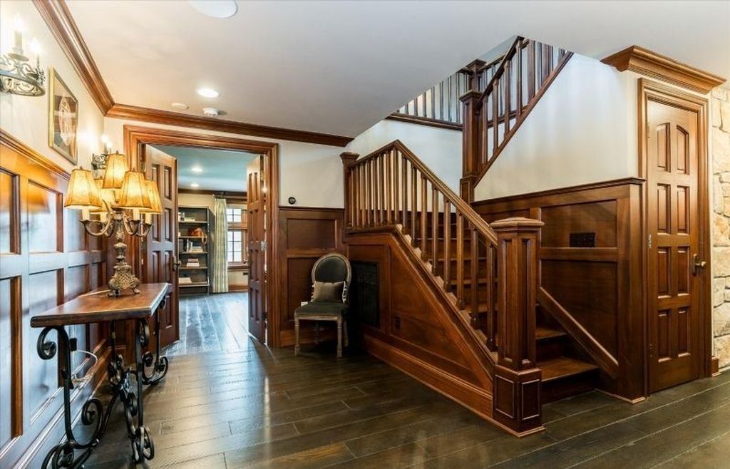 Elegant Stone Brick Stucco Home Fully Renovated with Modern Style Listed at 3.8 Million in New Jersey 9