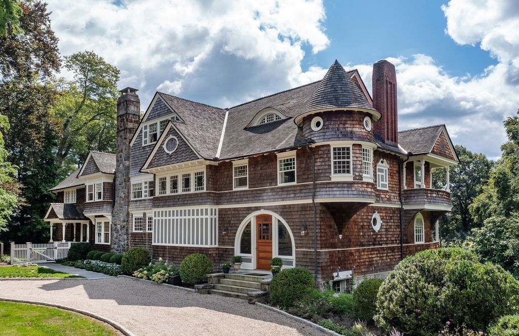 Historic Queen Anne Shingle Style Home with Modern Comforts in Connecticut Listed at 6.25 Million 1