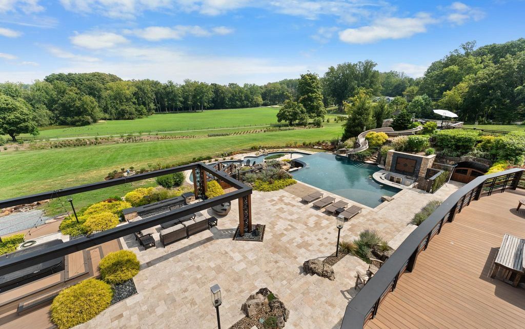 Luxurious Resort Style Living in Maryland Home on 10 Private Acres with Horse Pastures For Sale at 3.85 Million 38