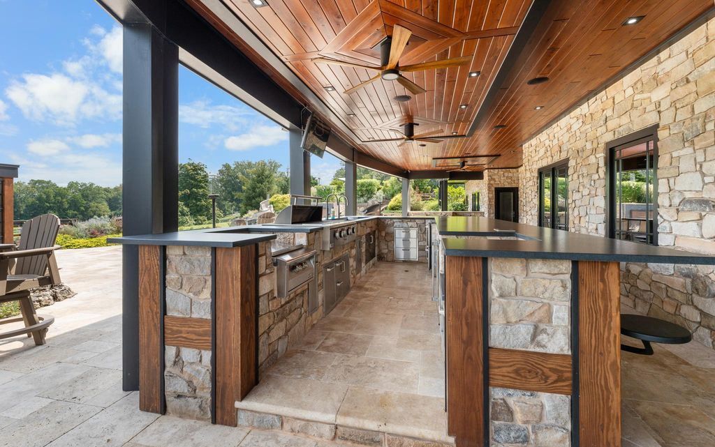 Luxurious Resort Style Living in Maryland Home on 10 Private Acres with Horse Pastures For Sale at 3.85 Million 48