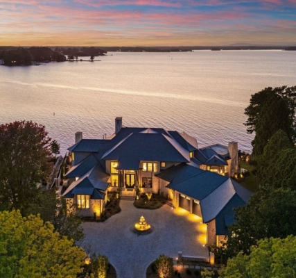 Luxury Lakefront Estate on Lake Norman with Spectacular Views Seeking for $14,500,000