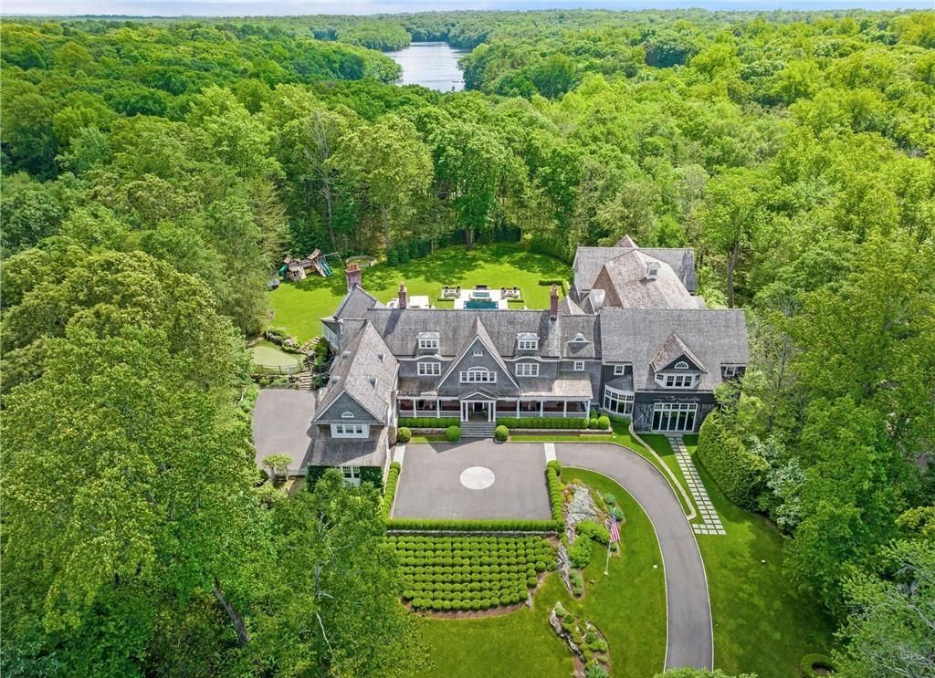 New York Elegance Chic Shingle and Stone Residence with Breathtaking Views Priced at 16.5 Million 1