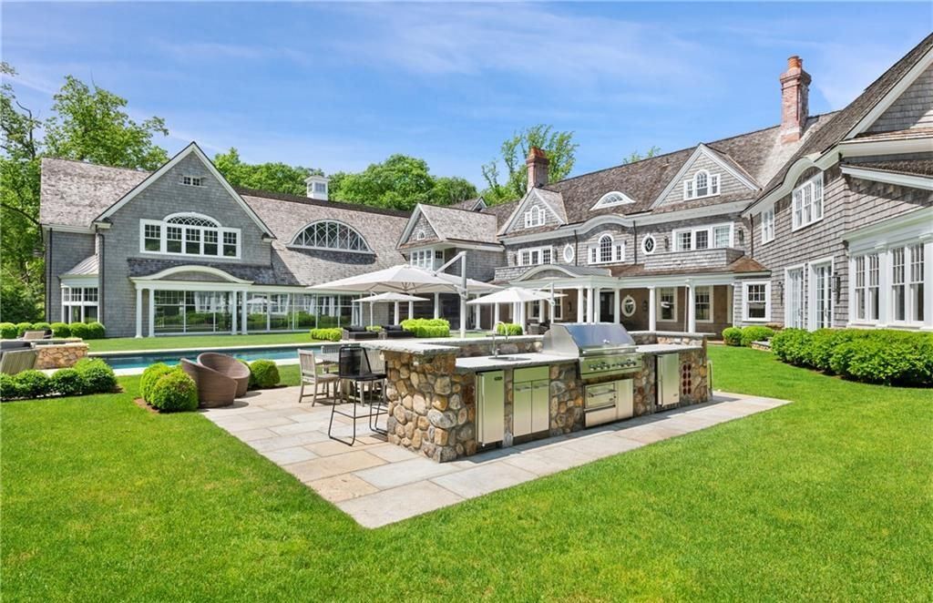 New York Elegance Chic Shingle and Stone Residence with Breathtaking Views Priced at 16.5 Million 30