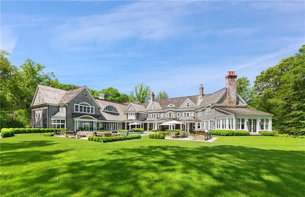 New York Elegance Chic Shingle and Stone Residence with Breathtaking Views Priced at 16.5 Million 33