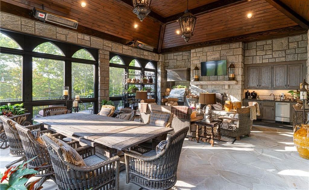 North Carolina Mountain Masterpiece Unparalleled Architecture and Craftsmanship Priced at 14 Million 14