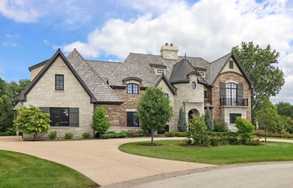 View of Bespoke Wilderness Estate Anchored by Pristine Lake