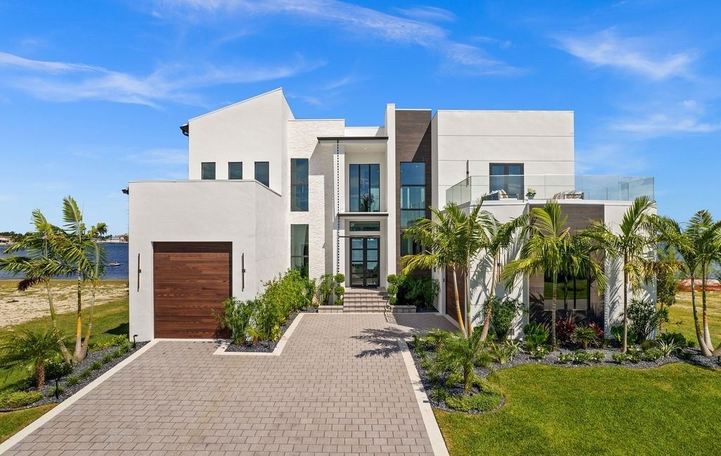 Stunning 7.9 Million Contemporary Riverfront Estate in Cape Coral with Full Home Automation and Direct Gulf Access 2
