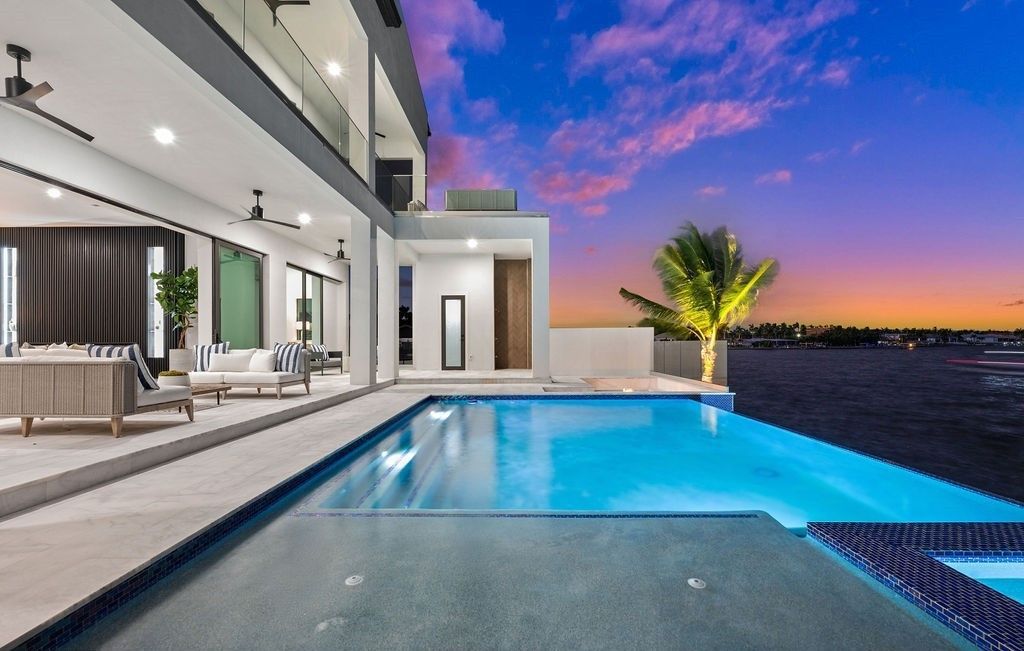 Stunning 7.9 Million Contemporary Riverfront Estate in Cape Coral with Full Home Automation and Direct Gulf Access 32