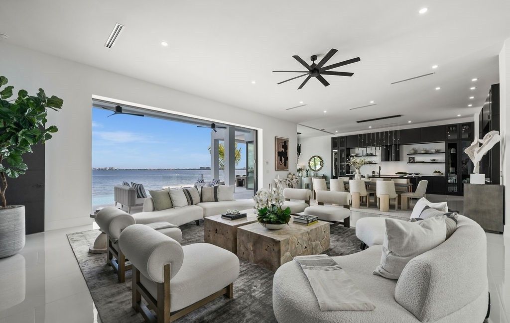 Stunning 7.9 Million Contemporary Riverfront Estate in Cape Coral with Full Home Automation and Direct Gulf Access 4