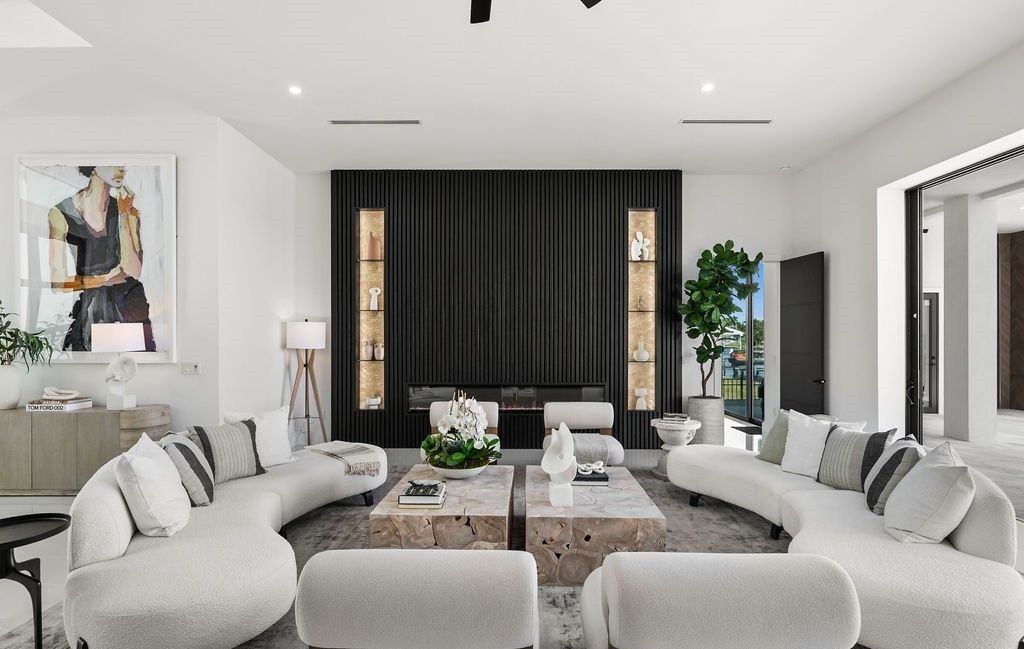 Stunning 7.9 Million Contemporary Riverfront Estate in Cape Coral with Full Home Automation and Direct Gulf Access 7
