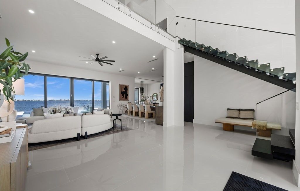 Stunning 7.9 Million Contemporary Riverfront Estate in Cape Coral with Full Home Automation and Direct Gulf Access 8