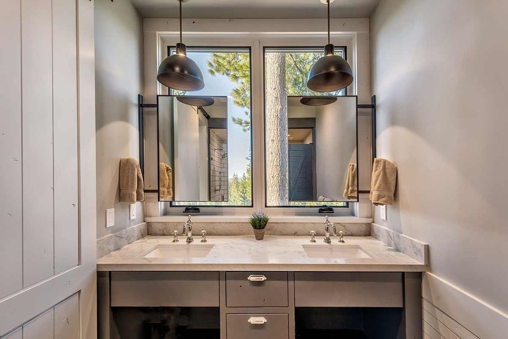 Tahoes Premier Mountain Farmhouse Estate Blending High End Living with Natural Serenity Priced at 13995000 18