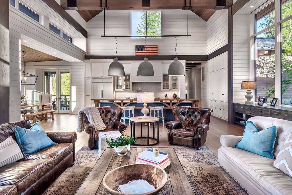 Tahoes Premier Mountain Farmhouse Estate Blending High End Living with Natural Serenity Priced at 13995000 4