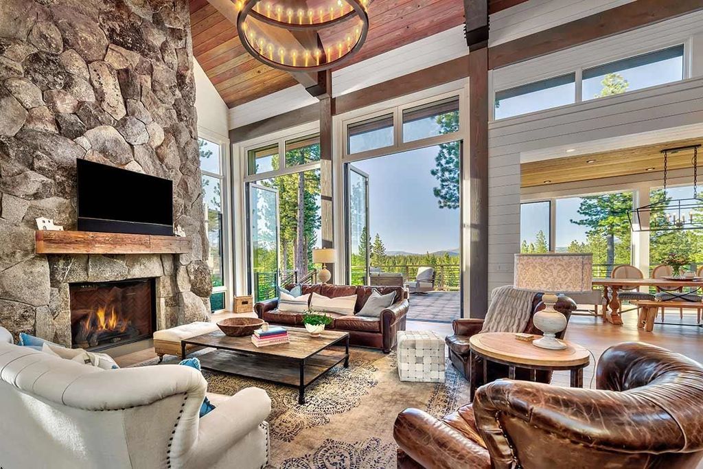 Tahoes Premier Mountain Farmhouse Estate Blending High End Living with Natural Serenity Priced at 13995000 6
