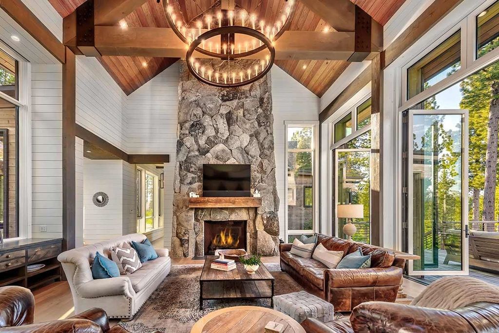 Tahoes Premier Mountain Farmhouse Estate Blending High End Living with Natural Serenity Priced at 13995000 7