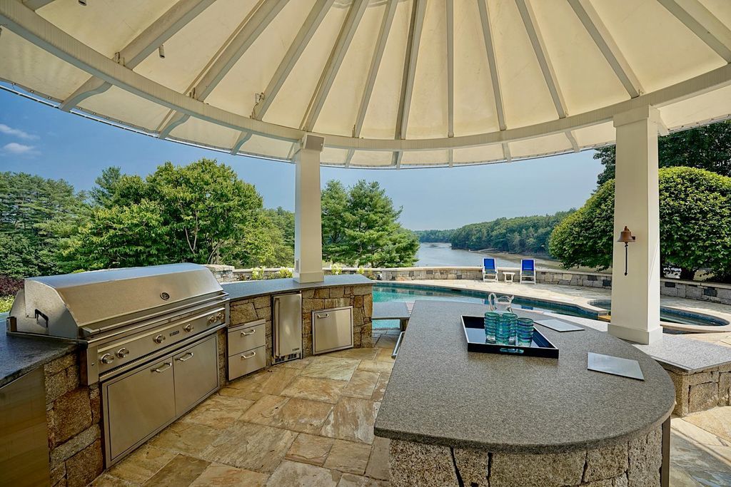 Villa Como Luxurious Estate Blending Elegant Living with Natural Beauty in New Hampshire Asking 10.95 Million 11