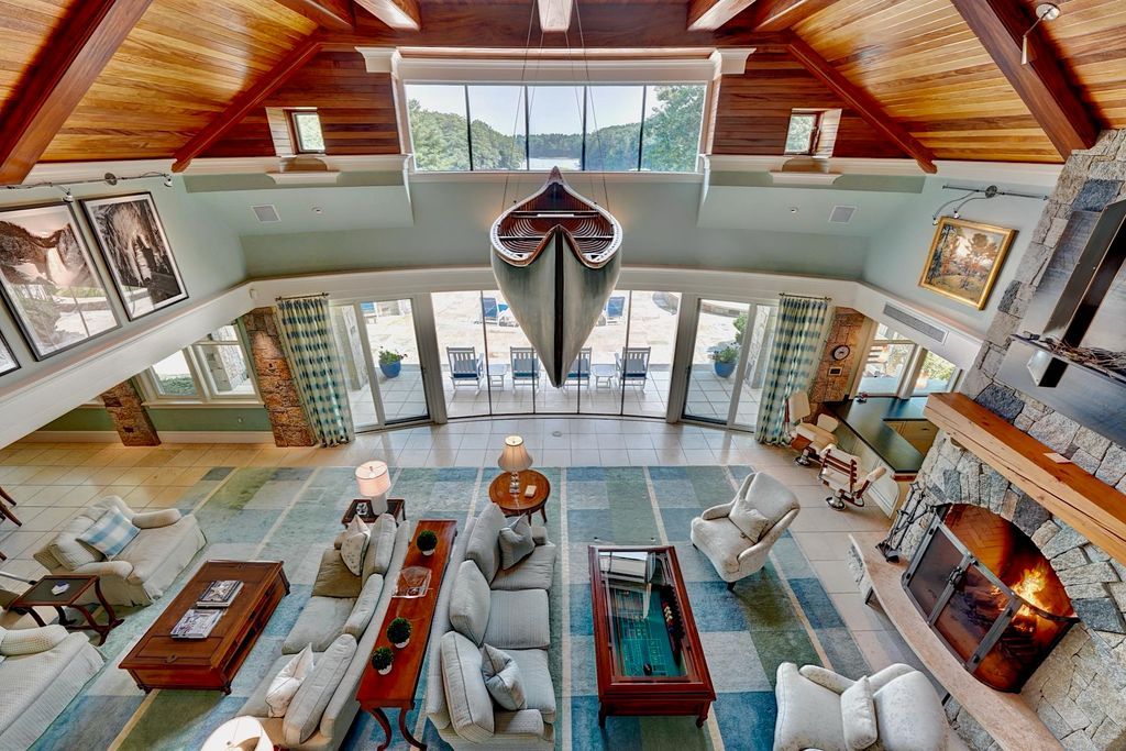 Villa Como Luxurious Estate Blending Elegant Living with Natural Beauty in New Hampshire Asking 10.95 Million 14