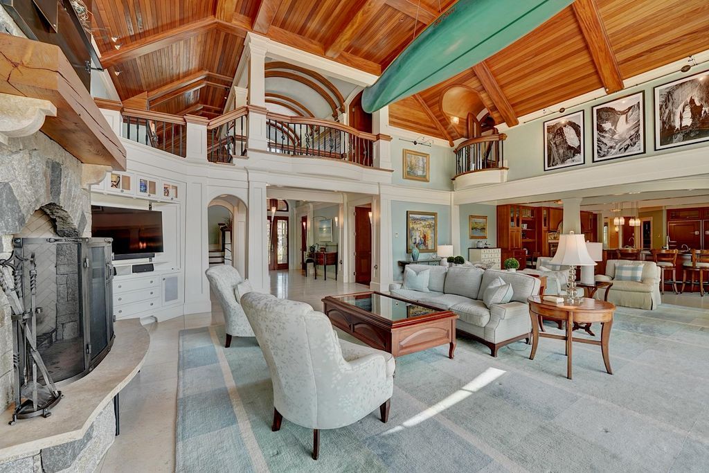 Villa Como Luxurious Estate Blending Elegant Living with Natural Beauty in New Hampshire Asking 10.95 Million 15