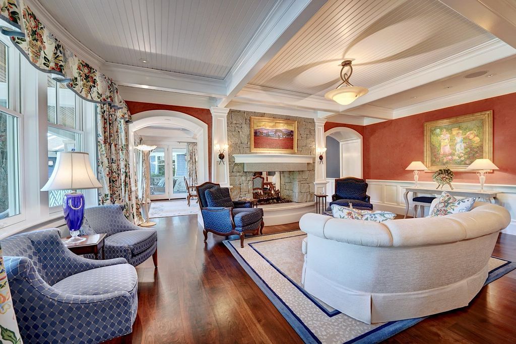Villa Como Luxurious Estate Blending Elegant Living with Natural Beauty in New Hampshire Asking 10.95 Million 22