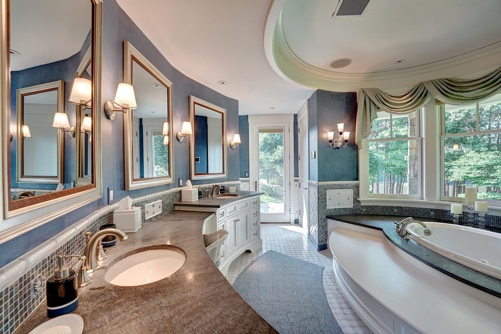 Villa Como Luxurious Estate Blending Elegant Living with Natural Beauty in New Hampshire Asking 10.95 Million 28