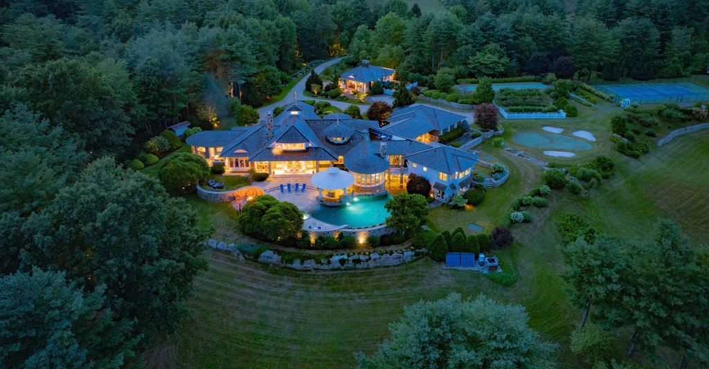 Villa Como Luxurious Estate Blending Elegant Living with Natural Beauty in New Hampshire Asking 10.95 Million 36