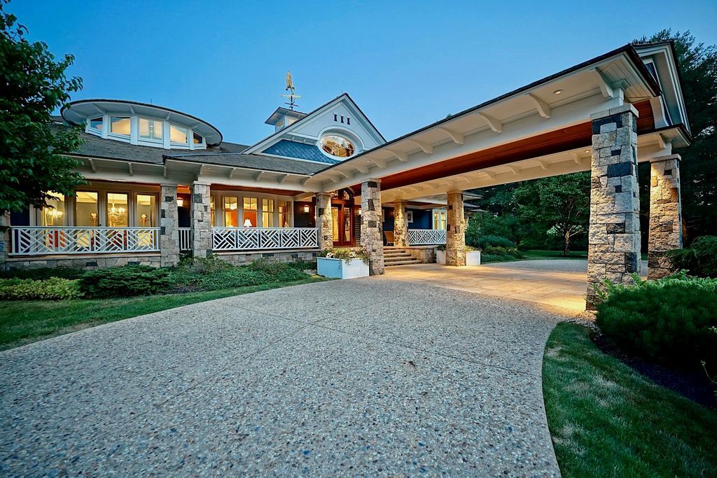 Villa Como Luxurious Estate Blending Elegant Living with Natural Beauty in New Hampshire Asking 10.95 Million 6