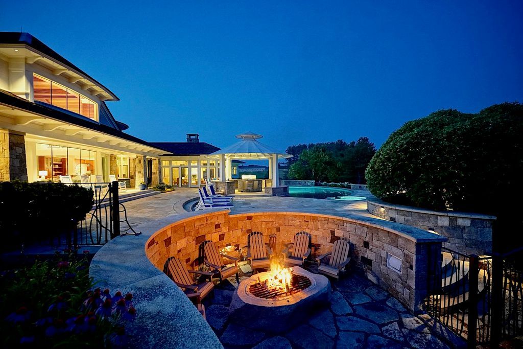 Villa Como Luxurious Estate Blending Elegant Living with Natural Beauty in New Hampshire Asking 10.95 Million 9