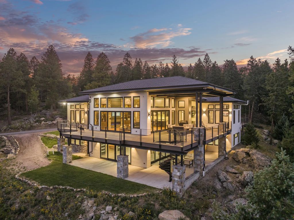 Contemporary Elegance Meets Natural Beauty Evergreen Colorado Home Asks 5.3 Million 63