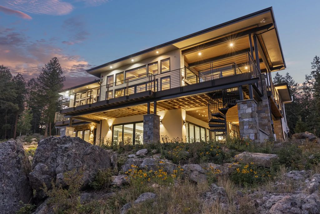 Contemporary Elegance Meets Natural Beauty Evergreen Colorado Home Asks 5.3 Million 64
