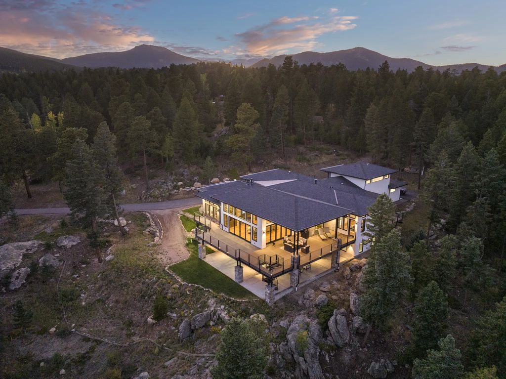 Contemporary Elegance Meets Natural Beauty Evergreen Colorado Home Asks 5.3 Million 66