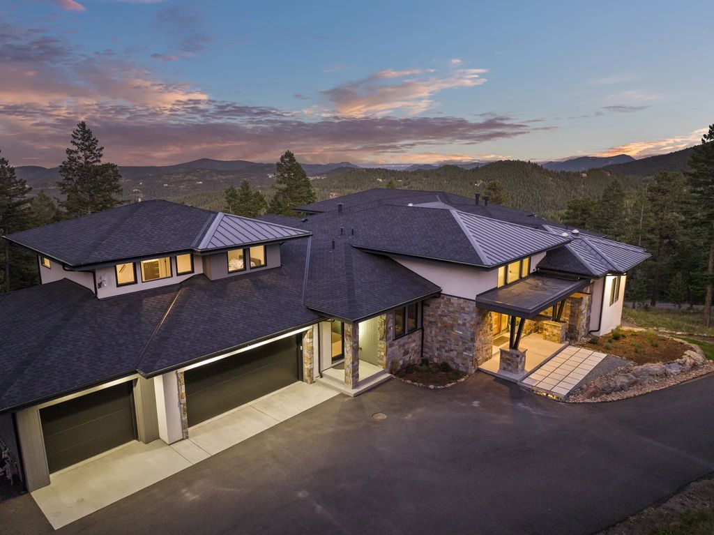 Contemporary Elegance Meets Natural Beauty Evergreen Colorado Home Asks 5.3 Million 67