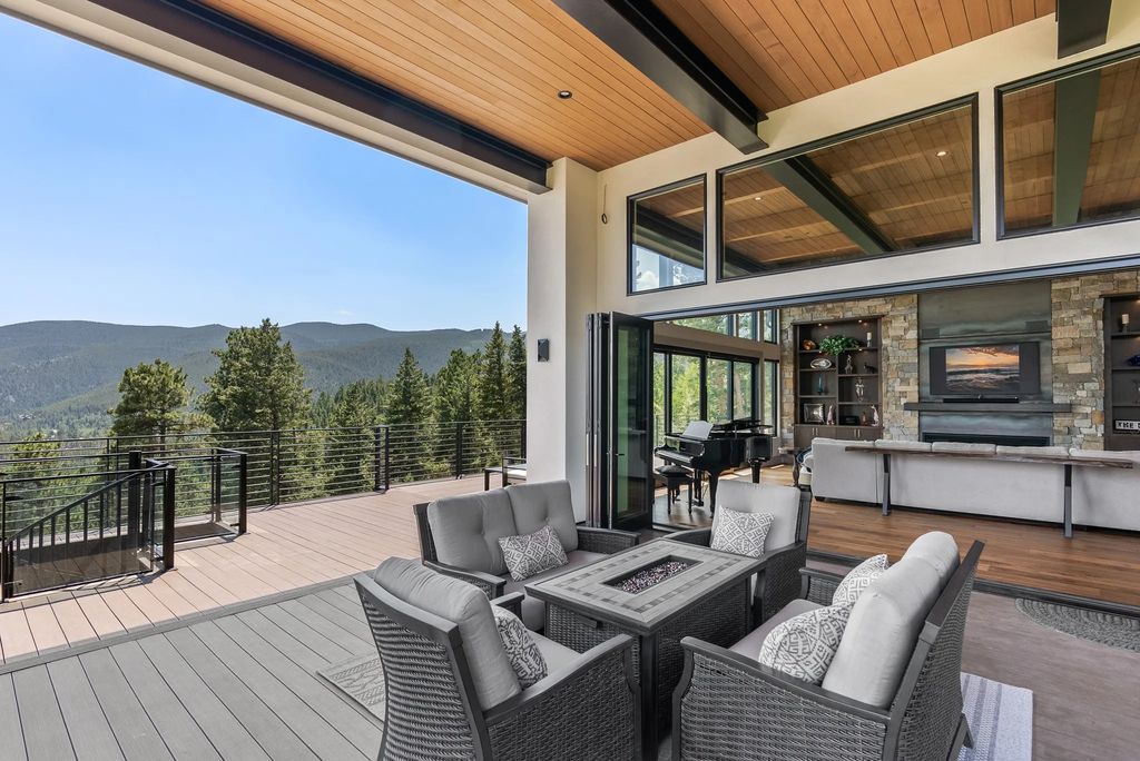 Contemporary Elegance Meets Natural Beauty Evergreen Colorado Home Asks 5.3 Million 9