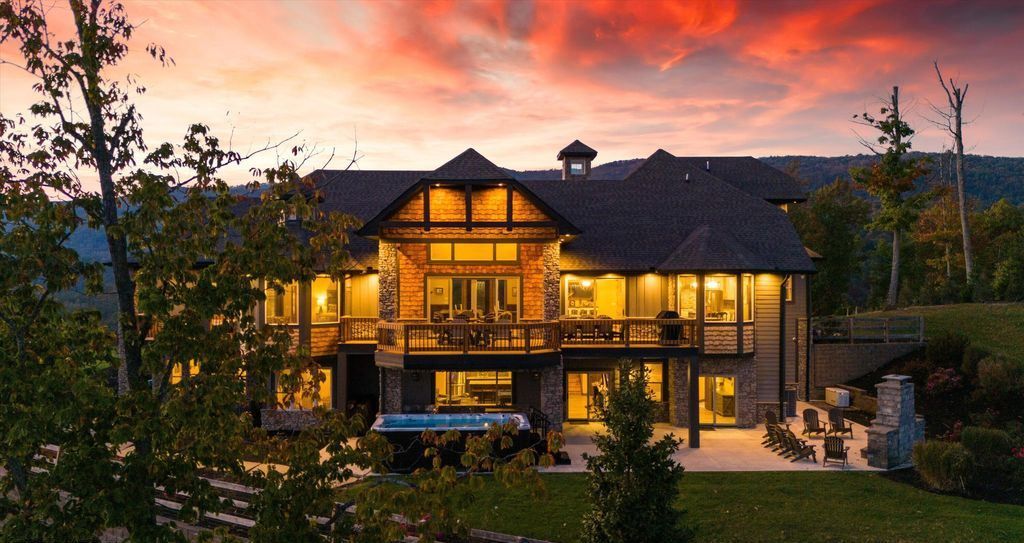 Grand Mountain Home with Unparalleled East Tennessee Views Available for 3.65 Million 59